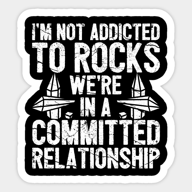 Funny Rock Hunting Geologist Rock Hunter Rockhounding Rock Hunting Sticker TeePublic